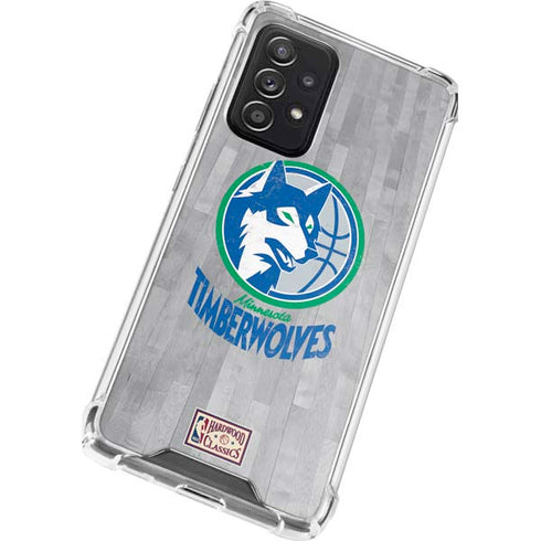 NBA Minnesota Timberwolves Hardwood Classics Galaxy A52 5G Clear Case