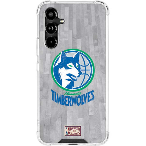 NBA Minnesota Timberwolves Hardwood Classics Galaxy A54 5G Clear Case