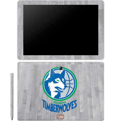 NBA Minnesota Timberwolves Hardwood Classics Galaxy Book 12in Skin