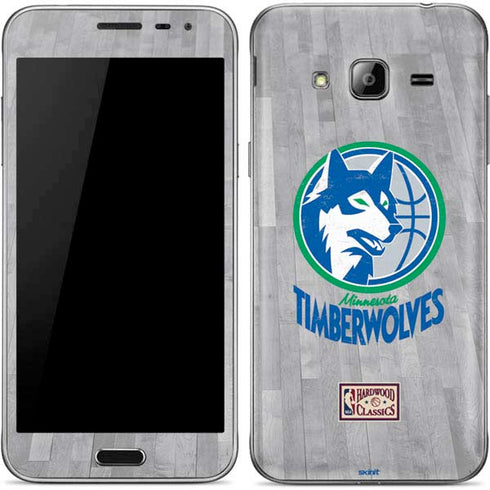 NBA Minnesota Timberwolves Hardwood Classics Galaxy J3 Skin