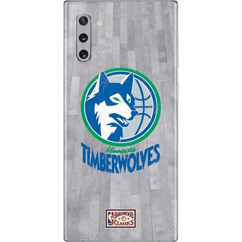 NBA Minnesota Timberwolves Hardwood Classics Galaxy Note 10 Skin
