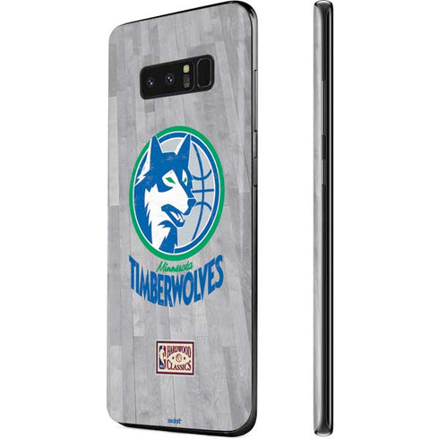 NBA Minnesota Timberwolves Hardwood Classics Galaxy Note 8 Skin