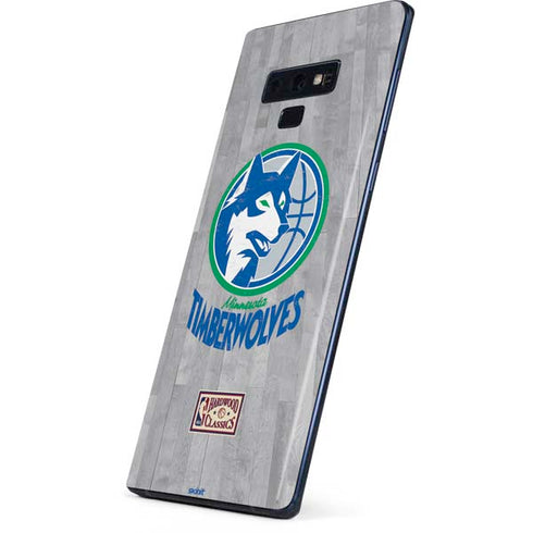 NBA Minnesota Timberwolves Hardwood Classics Galaxy Note 9 Skin