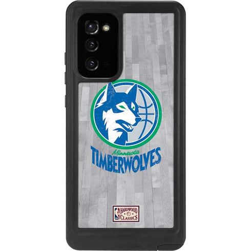 NBA Minnesota Timberwolves Hardwood Classics Galaxy Note20 5G Waterproof Case