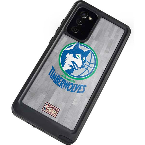 NBA Minnesota Timberwolves Hardwood Classics Galaxy Note20 5G Waterproof Case