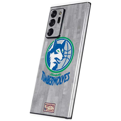 NBA Minnesota Timberwolves Hardwood Classics Galaxy Note20 Ultra 5G Skin