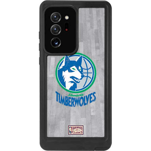 NBA Minnesota Timberwolves Hardwood Classics Galaxy Note20 Ultra 5G Waterproof Case