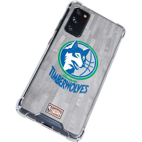 NBA Minnesota Timberwolves Hardwood Classics Galaxy S20 FE Clear Case