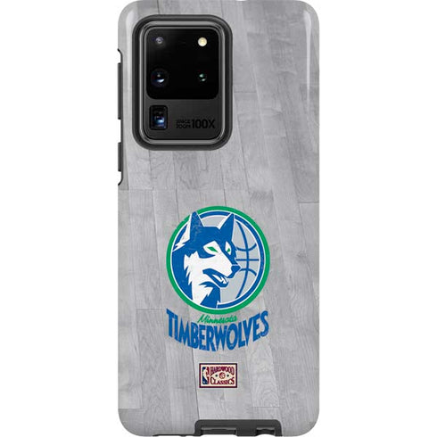 NBA Minnesota Timberwolves Hardwood Classics Galaxy S20 Ultra 5G Pro Case