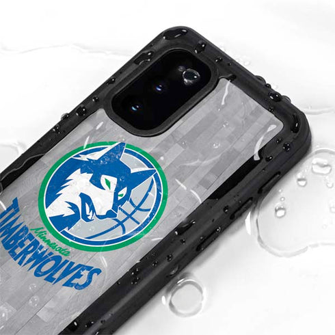 NBA Minnesota Timberwolves Hardwood Classics Galaxy S20 Waterproof Case