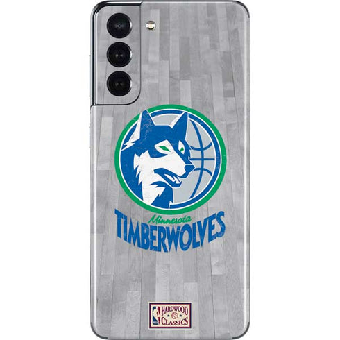 NBA Minnesota Timberwolves Hardwood Classics Galaxy S21 5G Skin
