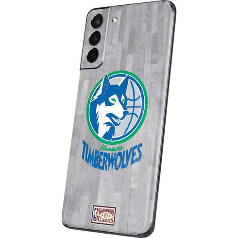 NBA Minnesota Timberwolves Hardwood Classics Galaxy S21 5G Skin
