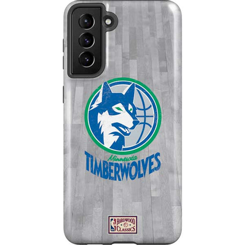 NBA Minnesota Timberwolves Hardwood Classics Galaxy S21 FE Pro Case