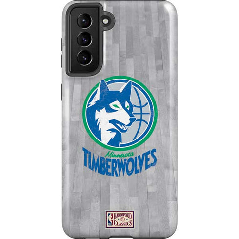 NBA Minnesota Timberwolves Hardwood Classics Galaxy S21 Plus 5G Pro Case