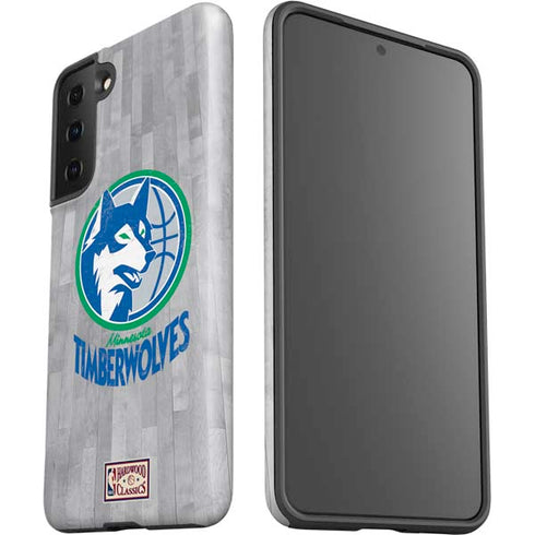NBA Minnesota Timberwolves Hardwood Classics Galaxy S21 Plus 5G Pro Case