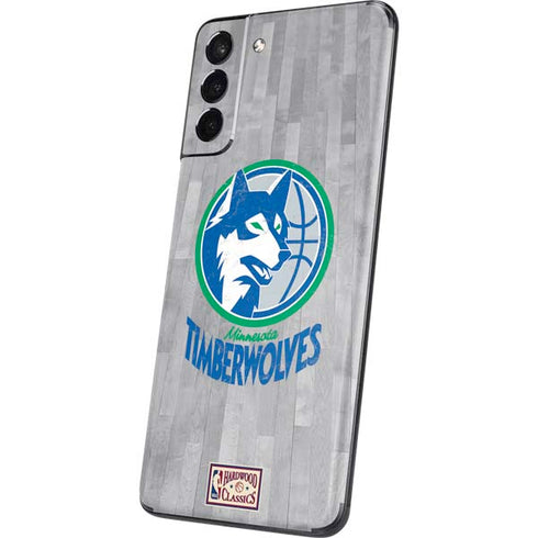NBA Minnesota Timberwolves Hardwood Classics Galaxy S21 Plus 5G Skin
