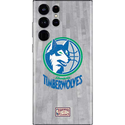 NBA Minnesota Timberwolves Hardwood Classics Galaxy S22 Ultra Skin