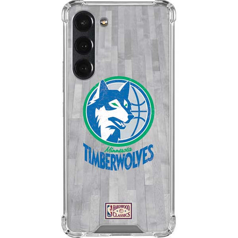 NBA Minnesota Timberwolves Hardwood Classics Galaxy S23 Plus Clear Case