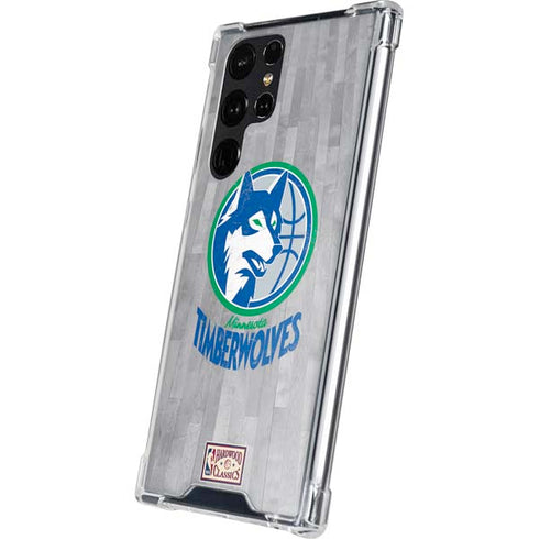 NBA Minnesota Timberwolves Hardwood Classics Galaxy S24 Ultra Clear Case