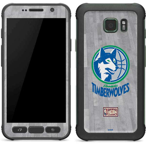 NBA Minnesota Timberwolves Hardwood Classics Galaxy S7 Active Skin