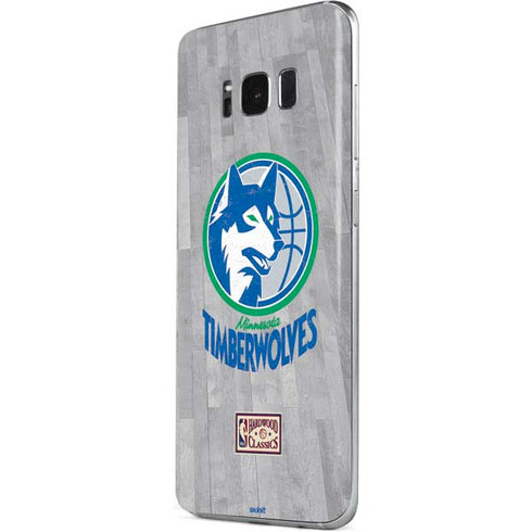 NBA Minnesota Timberwolves Hardwood Classics Galaxy S8 Skin