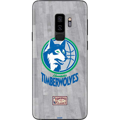 NBA Minnesota Timberwolves Hardwood Classics Galaxy S9 Plus Skin