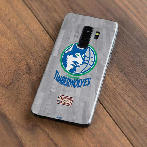 NBA Minnesota Timberwolves Hardwood Classics Galaxy S9 Plus Skin