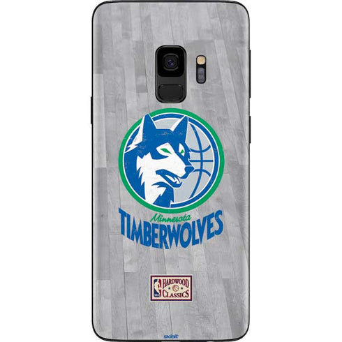 NBA Minnesota Timberwolves Hardwood Classics Galaxy S9 Skin