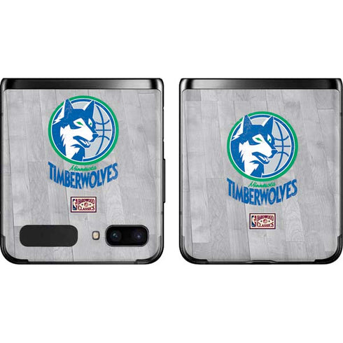NBA Minnesota Timberwolves Hardwood Classics Galaxy Z Flip Skin