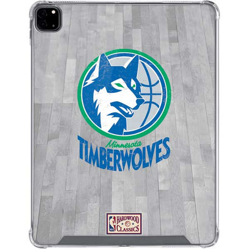 NBA Minnesota Timberwolves Hardwood Classics iPad Pro 12.9in (2020) Clear Case