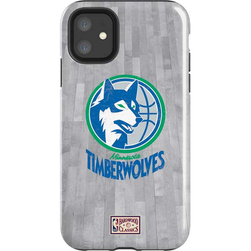 NBA Minnesota Timberwolves Hardwood Classics iPhone 11 Impact Case