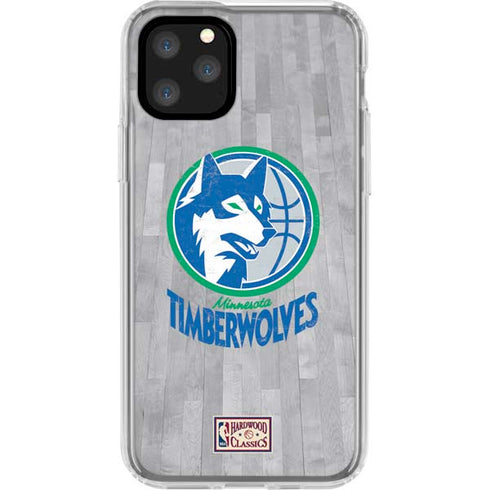 NBA Minnesota Timberwolves Hardwood Classics iPhone 11 Pro Clear Case