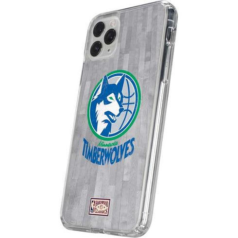 NBA Minnesota Timberwolves Hardwood Classics iPhone 11 Pro Clear Case