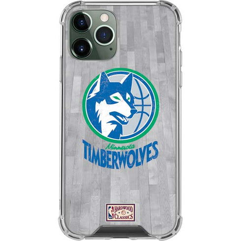 NBA Minnesota Timberwolves Hardwood Classics iPhone 11 Pro Max Clear Case
