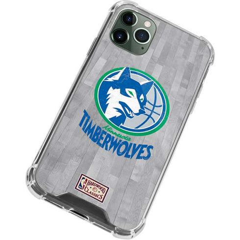 NBA Minnesota Timberwolves Hardwood Classics iPhone 11 Pro Max Clear Case