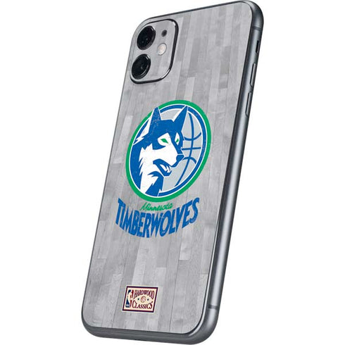 NBA Minnesota Timberwolves Hardwood Classics iPhone 11 Skin