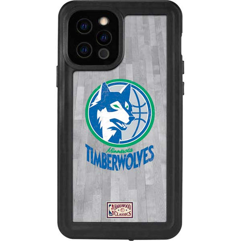 NBA Minnesota Timberwolves Hardwood Classics iPhone 12 Pro Waterproof Case