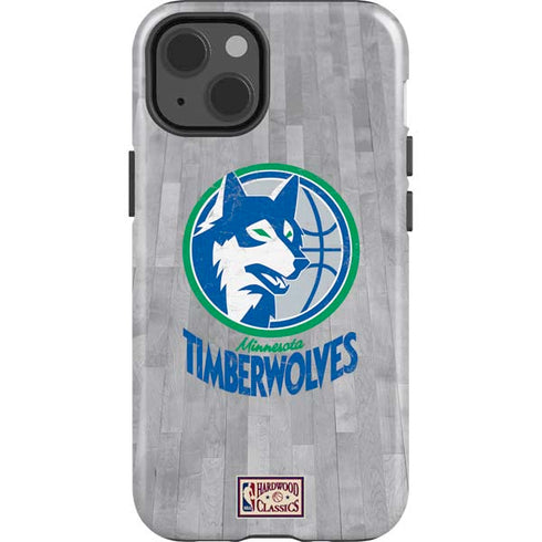 NBA Minnesota Timberwolves Hardwood Classics iPhone 15 Impact Case