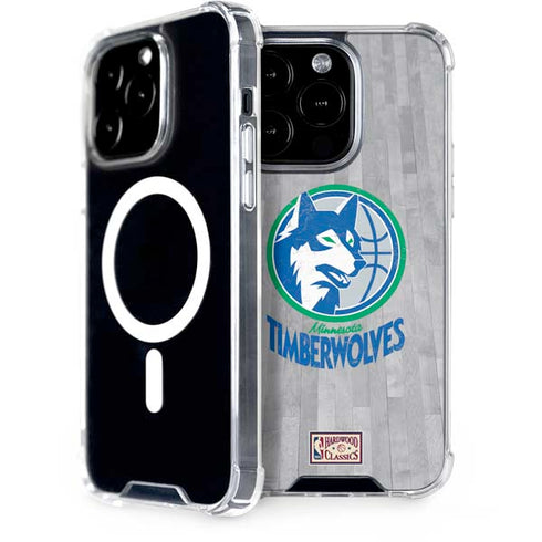 NBA Minnesota Timberwolves Hardwood Classics iPhone 15 Pro MagSafe Case