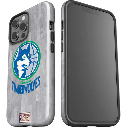 NBA Minnesota Timberwolves Hardwood Classics iPhone 15 Pro Max Impact Case