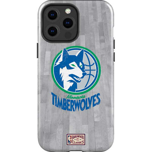 NBA Minnesota Timberwolves Hardwood Classics iPhone 15 Pro Max Impact Case