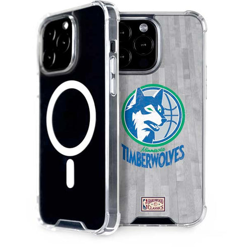 NBA Minnesota Timberwolves Hardwood Classics iPhone 15 Pro Max MagSafe Case