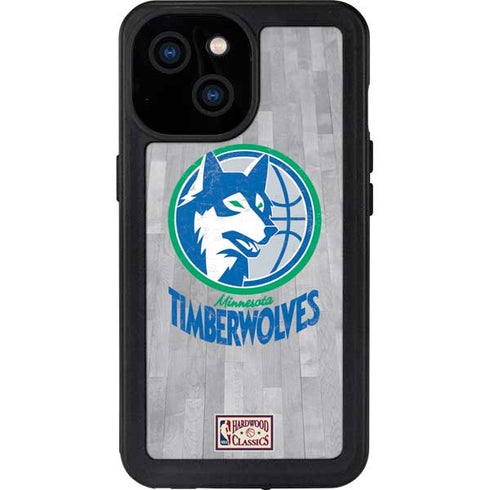 NBA Minnesota Timberwolves Hardwood Classics iPhone 15 Waterproof Case