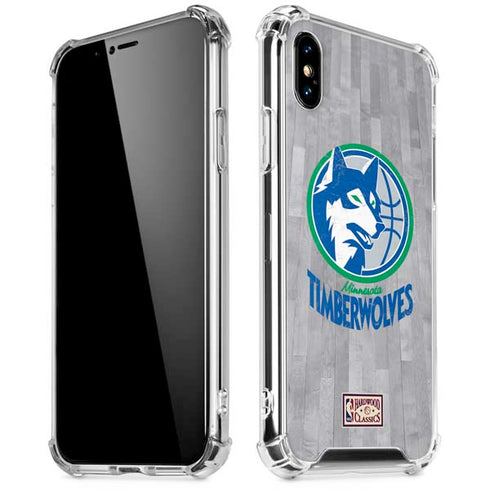 NBA Minnesota Timberwolves Hardwood Classics iPhone XS Max Clear Case