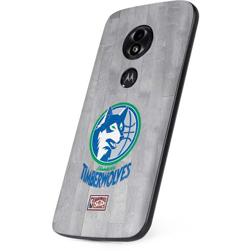 NBA Minnesota Timberwolves Hardwood Classics Moto E5 Play Skin