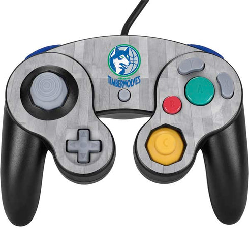 NBA Minnesota Timberwolves Hardwood Classics Nintendo GameCube Controller Skin