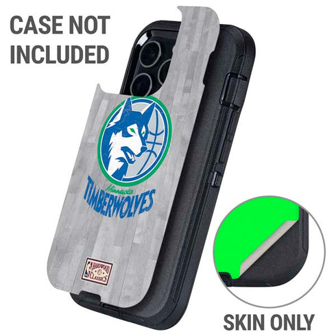 NBA Minnesota Timberwolves Hardwood Classics Otterbox Defender iPhone Skin
