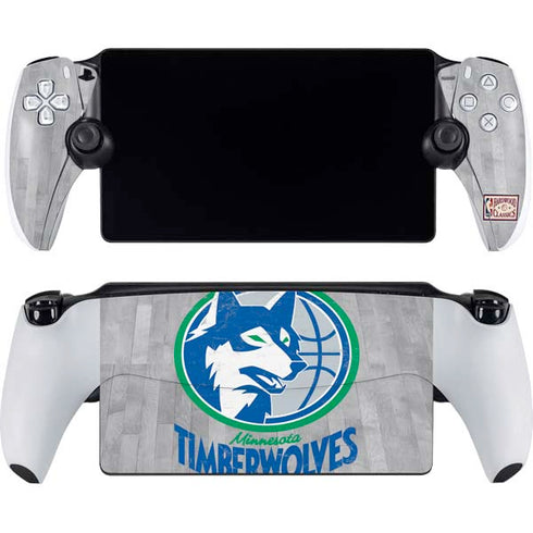 NBA Minnesota Timberwolves Hardwood Classics PlayStation Portal Remote Player Skin