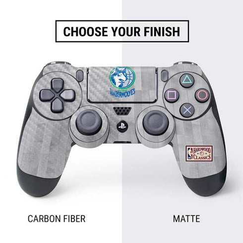 NBA Minnesota Timberwolves Hardwood Classics PS4 Controller Skin