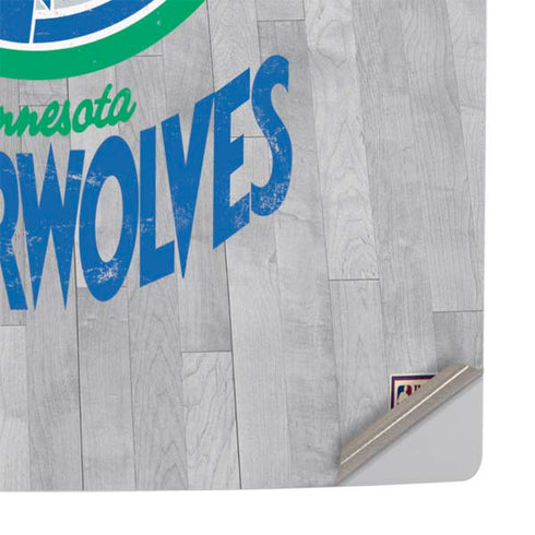 NBA Minnesota Timberwolves Hardwood Classics PS5 Console Skin